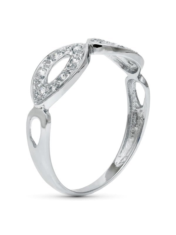 18K SORTIJA ORO BLANCO JUEGO NOVIA...