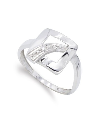 18K SORTIJA ORO BLANCO...