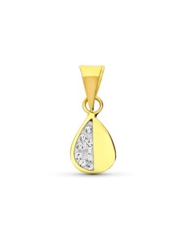 18K COLGANTE ORO AMARILLO HOJA...