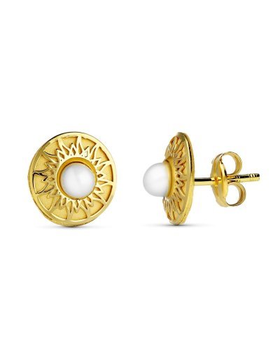 18K PENDIENTES ORO AMARILLO...