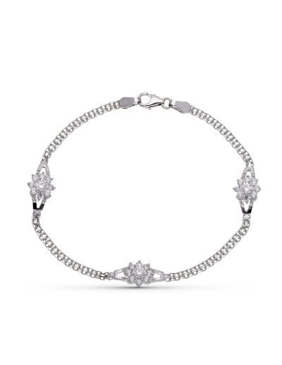 18K PULSERA ORO BLANCO...