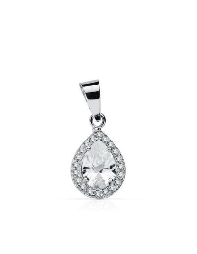 18K COLGANTE ORO BLANCO...