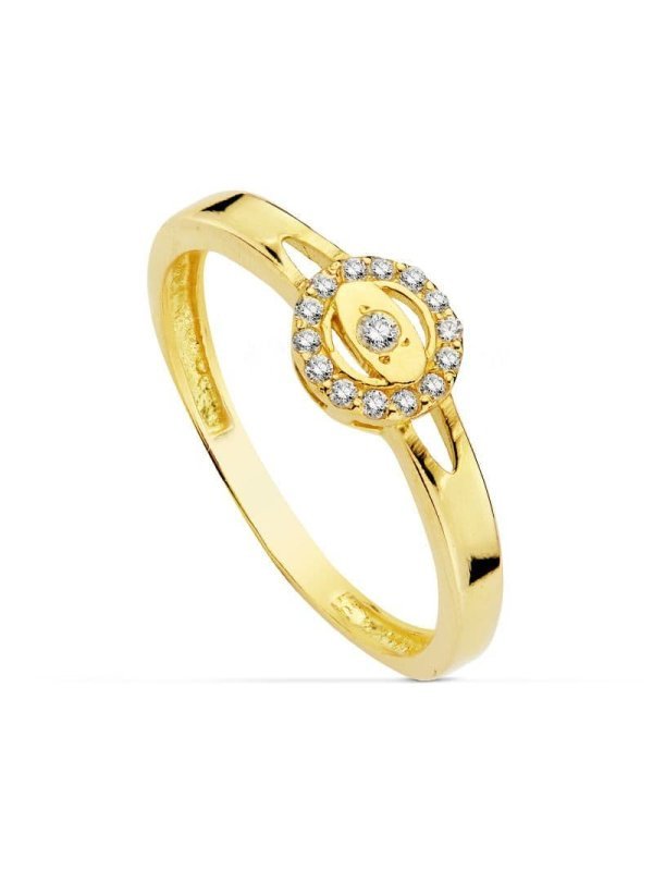 18K SORTIJA COMUNION CIRCONITAS