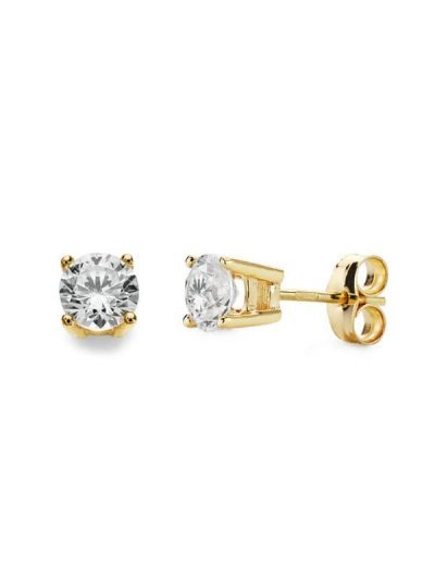 18K PENDIENTES GARRAS ORO...