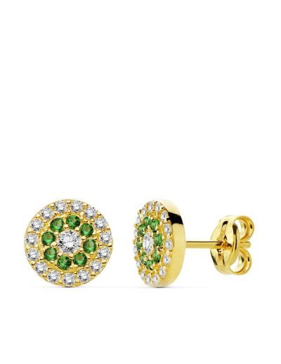 18K PENDIENTES ORO AMARILLO...