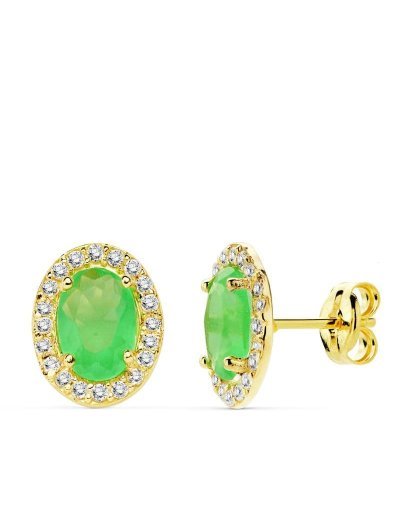 18K PENDIENTES ORO AMARILLO...