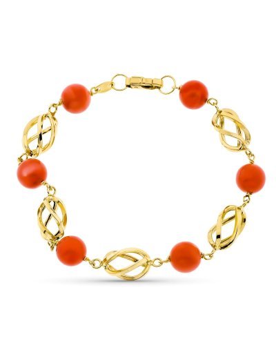18K PULSERA ORO AMARILLO...