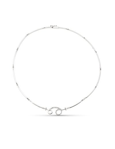 18K GARGANTILLA ORO BLANCO...