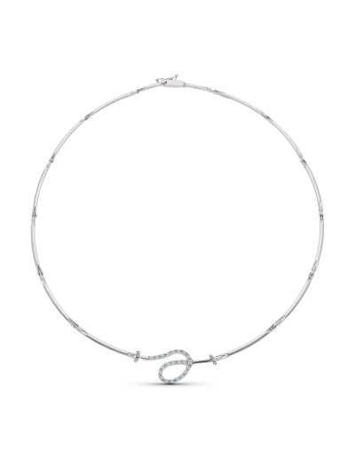 18K GARGANTILLA ORO BLANCO...