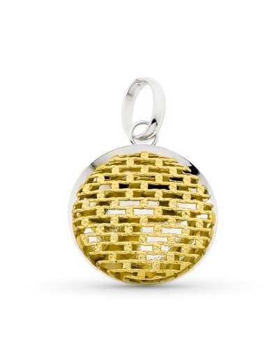 18K COLGANTE ORO BICOLOR...