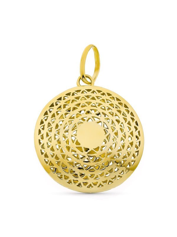 18K COLGANTE ORO AMARILLO CALADO...