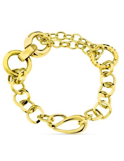 18K PULSERA ESLABONES 14.35 GR
