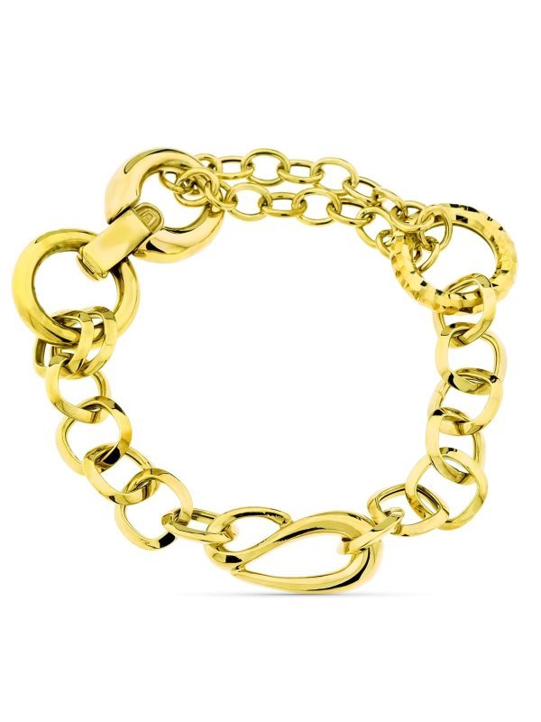 18K PULSERA ESLABONES 14.35 GR