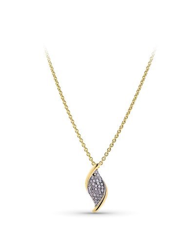 18K GARGANTILLA ORO BICOLOR...