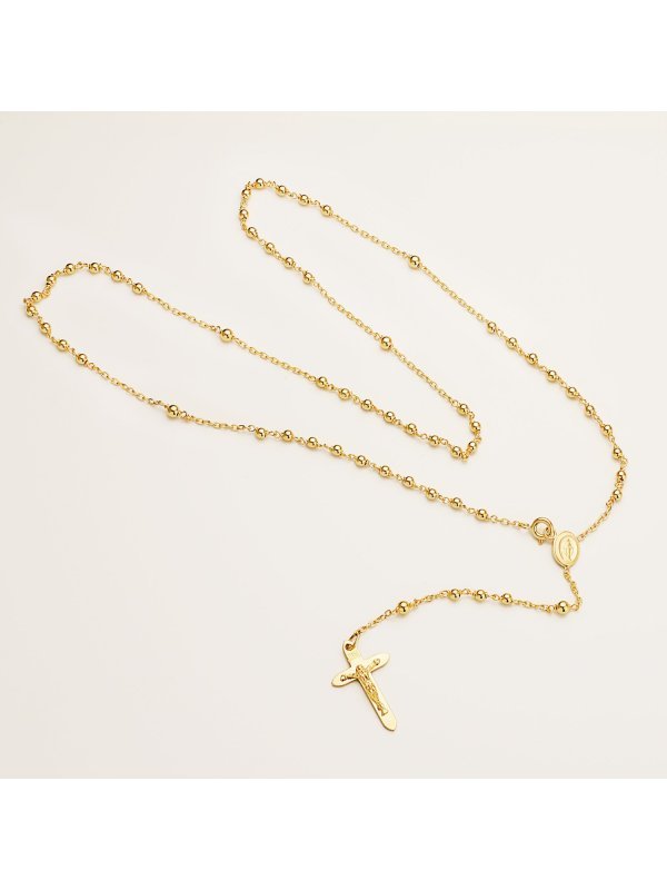 18K ROSARIO ORO AMARILLO CON BOLAS 2...