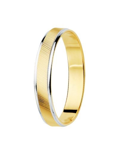 18K ALIANZA ORO BICOLOR...