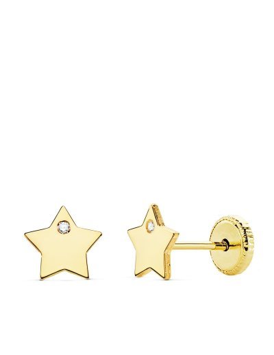 18K PENDIENTES ORO AMARILLO...