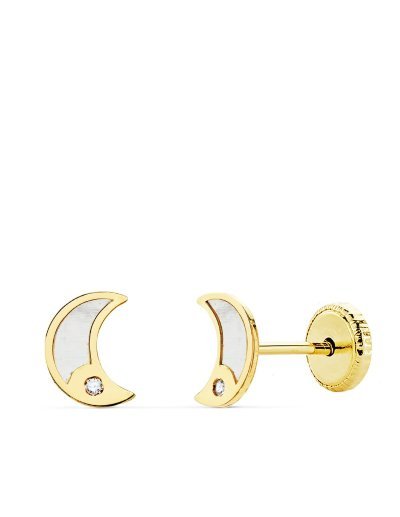 18K PENDIENTES ORO AMARILLO...