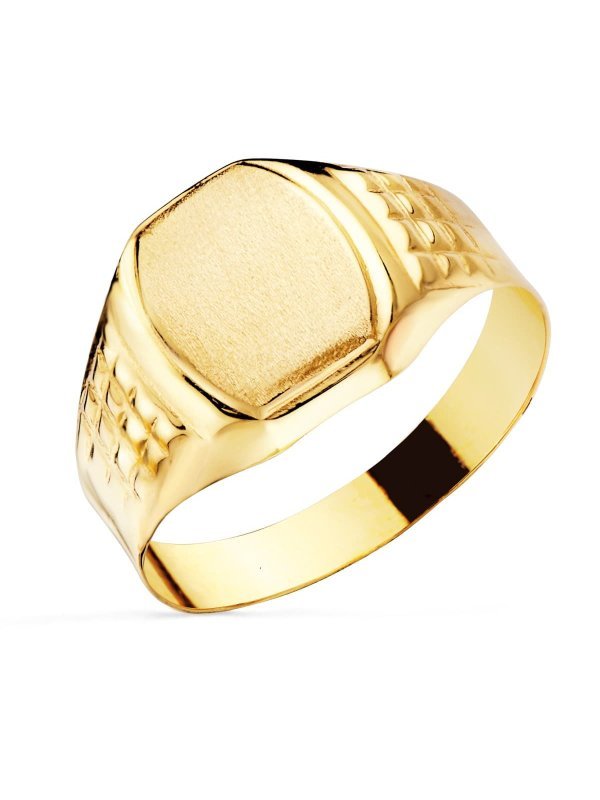 18K SELLO ORO AMARILLO CABALLERO...