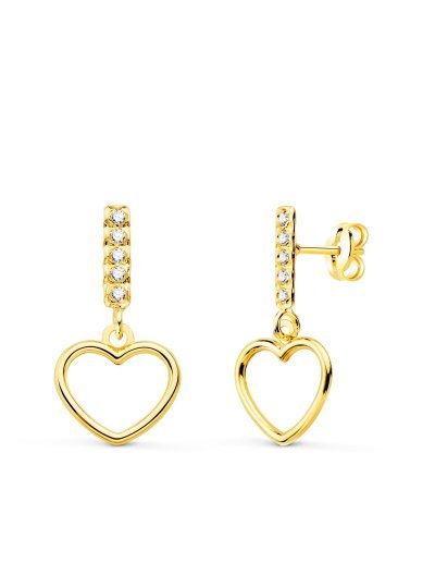 18K PENDIENTES ORO AMARILLO...