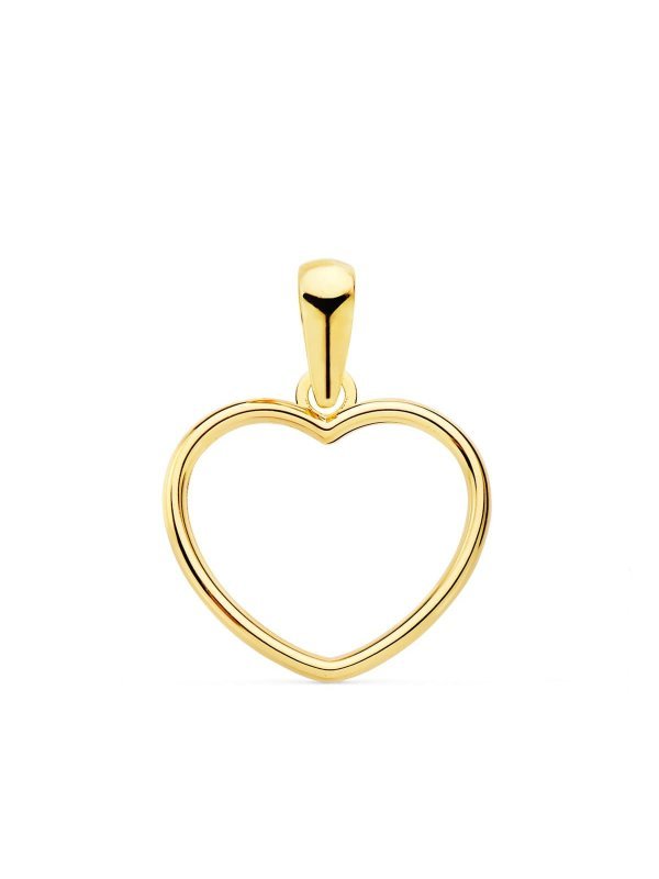 18K COLGANTE ORO AMARILLO CORAZON...