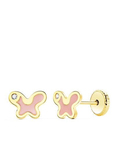 18K PENDIENTES ORO AMARILLO...