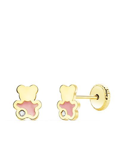18K PENDIENTES ORO AMARILLO...