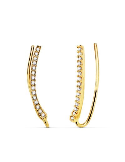 18K PENDIENTES ORO AMARILLO...