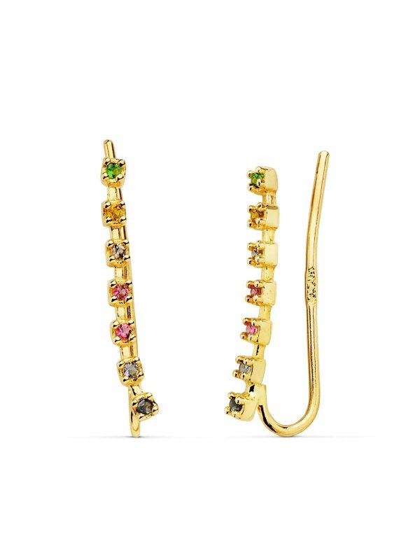 18K PENDIENTES ORO AMARILLO...