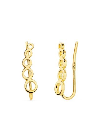 18K PENDIENTES TREPADORES...