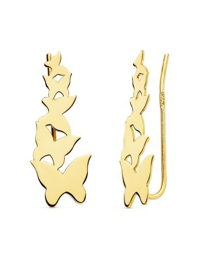 18K PENDIENTES TREPADORES...