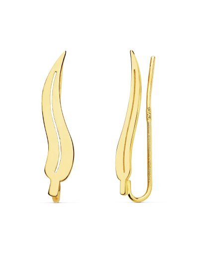 18K PENDIENTES TREPADORES...