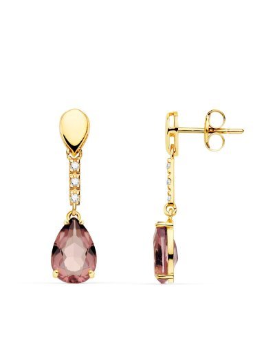 18K PENDIENTES ORO AMARILLO...