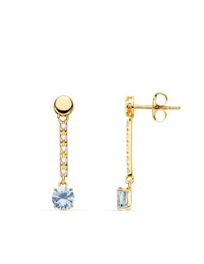 18K PENDIENTES ORO AMARILLO...