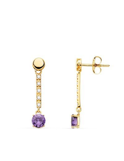 18K PENDIENTES ORO AMARILLO...