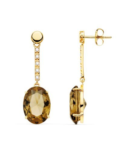 18K PENDIENTES ORO AMARILLO...