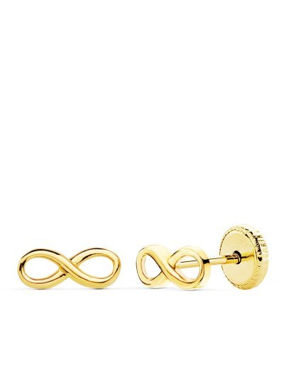 18K PENDIENTES ORO AMARILLO...