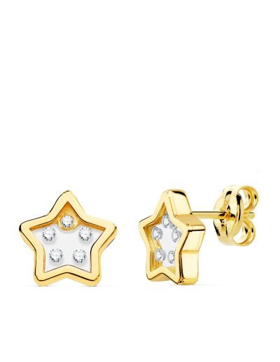 PENDIENTES ORO AMARILLO...