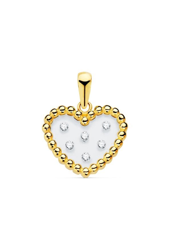 COLGANTE ORO AMARILLO CORAZON...