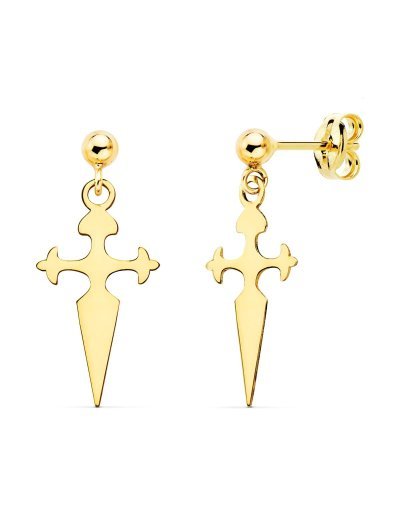 18K PENDIENTES ORO AMARILLO...