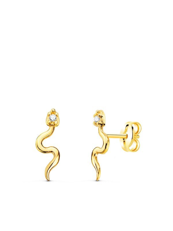 18K PENDIENTES ORO AMARILLO...