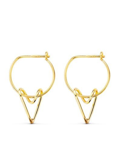 18K AROS ORO AMARILLO 13 MM...