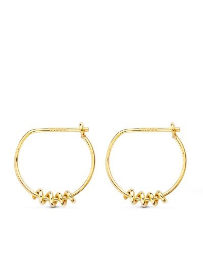 18K AROS ORO AMARILLO 13 MM...
