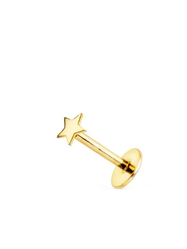 18K PIERCING OREJA ORO AMARILLO...