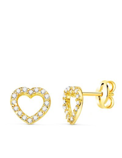 18K PENDIENTES ORO AMARILLO...
