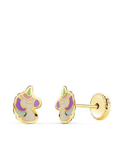 18K PENDIENTES ORO AMARILLO...