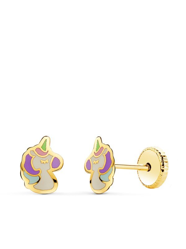 18K PENDIENTES ORO AMARILLO...