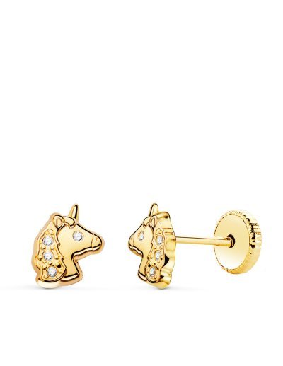 18K PENDIENTES ORO AMARILLO...