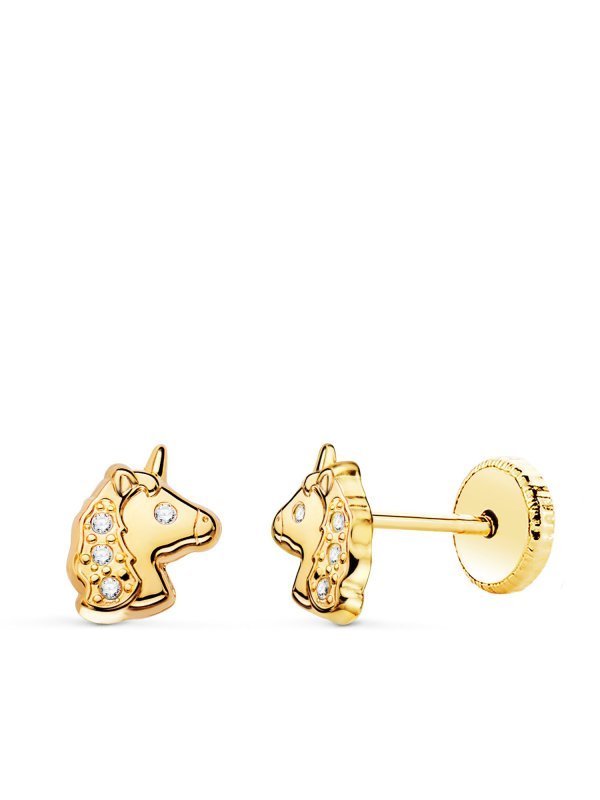 18K PENDIENTES ORO AMARILLO...