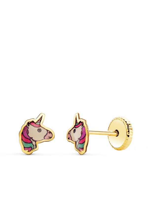 18K PENDIENTES ORO AMARILLO...